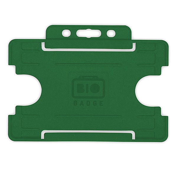 Bilde av Bio badge Cardholder/carrying face open plastic green (horizontal/landscape). 60270456 (DE,SE,NO,FI,RO,PL)